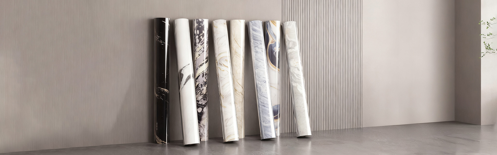 Marble Roll Wall Sticker